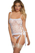 Sexy Lace up Stretch Lace Bustier